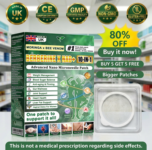 🏆 2026 Best Seller | 🔥 𝐏𝐮𝐫𝐞𝐥𝐨𝐫𝐚® Moringa · Berberine × NAD+ 𝟏𝟎-𝐢𝐧-𝟏 𝐀𝐝𝐯𝐚𝐧𝐜𝐞𝐝 𝐍𝐚𝐧𝐨 𝐌𝐢𝐜𝐫𝐨𝐧𝐞𝐞𝐝𝐥𝐞 𝐏𝐚𝐭𝐜𝐡 — 𝐎𝐧𝐜𝐞 𝐃𝐚𝐢𝐥𝐲, 𝐕𝐢𝐬𝐢𝐛𝐥𝐞 𝐑𝐞𝐬𝐮𝐥𝐭𝐬 𝐢𝐧 𝟕 𝐃𝐚𝐲𝐬