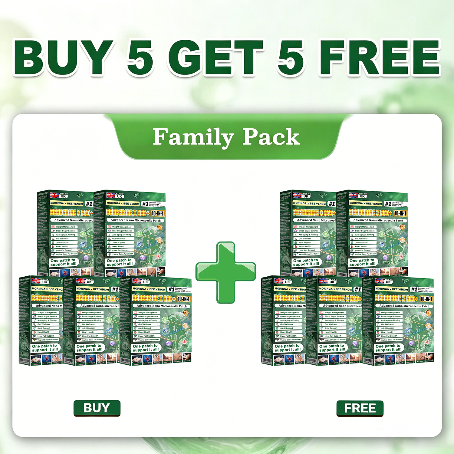 🎄10 boxes: Buy 5 Get 5 Free – Lose up to 110 lb