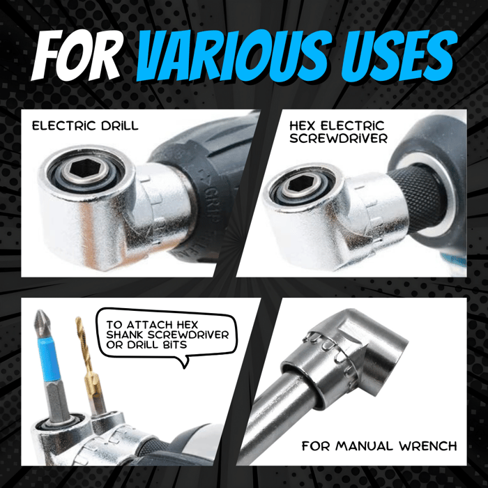 🔥 LAST DAY 60% OFF -🔧105 Degree Right Angle Drill Adapter