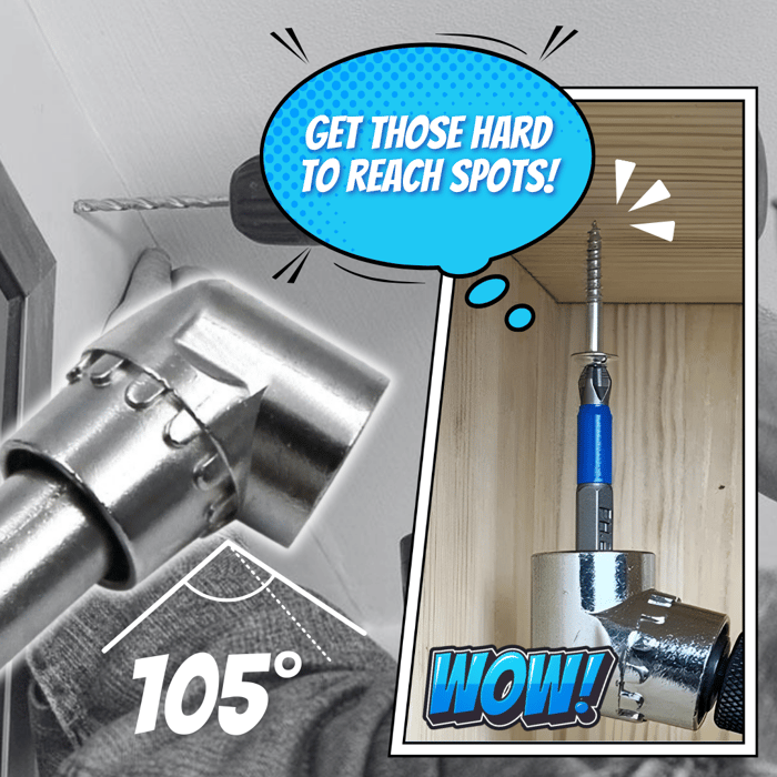 🔥 LAST DAY 60% OFF -🔧105 Degree Right Angle Drill Adapter