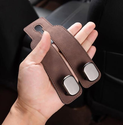 🔥 LAST DAY 60% OFF - Luckysong® Premium Genuine Leather Car Seat Headrest Hook
