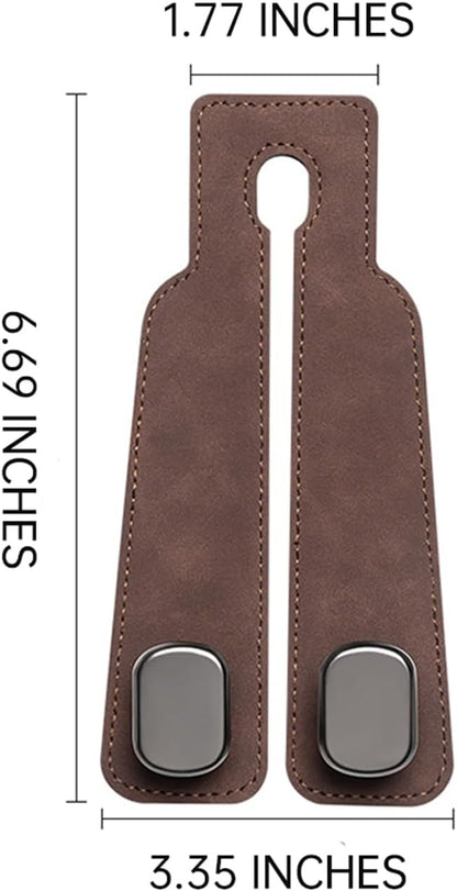 🔥 LAST DAY 60% OFF - Luckysong® Premium Genuine Leather Car Seat Headrest Hook