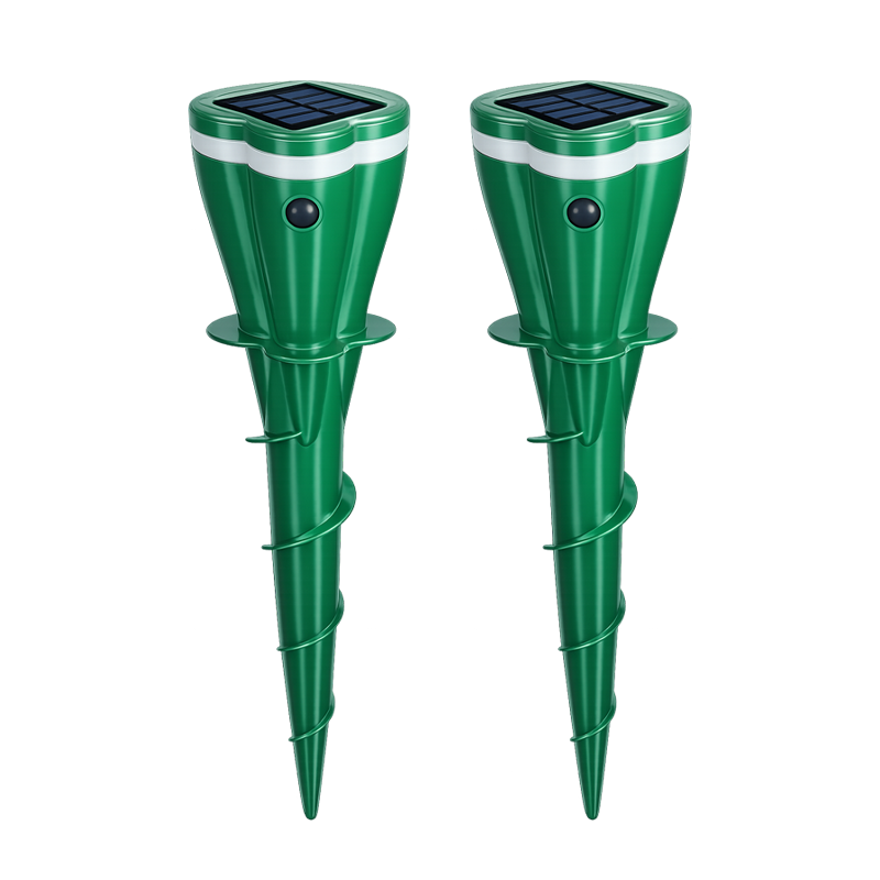 🔥Hot Sale 75% OFF - Solar Powered Waterproof Screw Mole Repellent