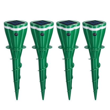 🔥Hot Sale 75% OFF - Solar Powered Waterproof Screw Mole Repellent