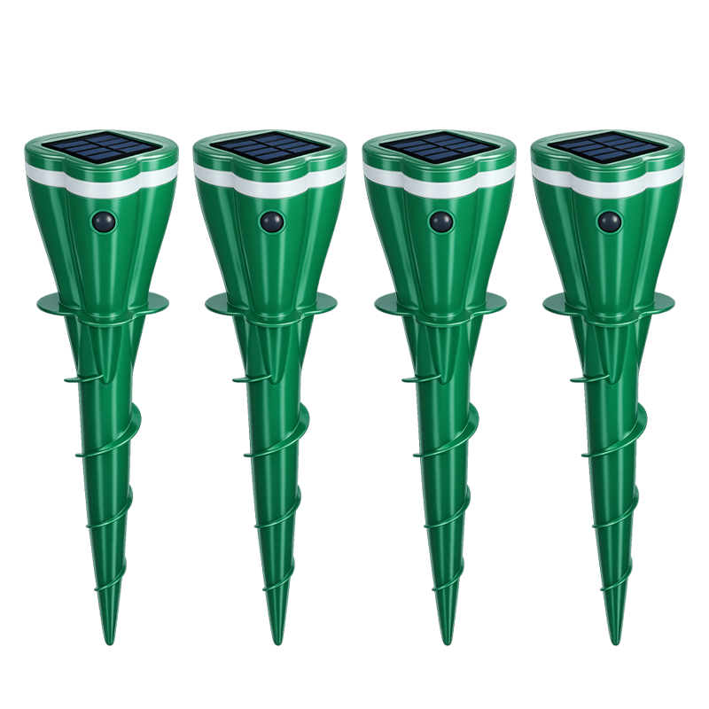 🌸Hot Sale 50% OFF☘️Solar Powered Waterproof Screw Mole Repellent