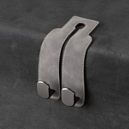 🔥 LAST DAY 60% OFF - Luckysong® Premium Genuine Leather Car Seat Headrest Hook