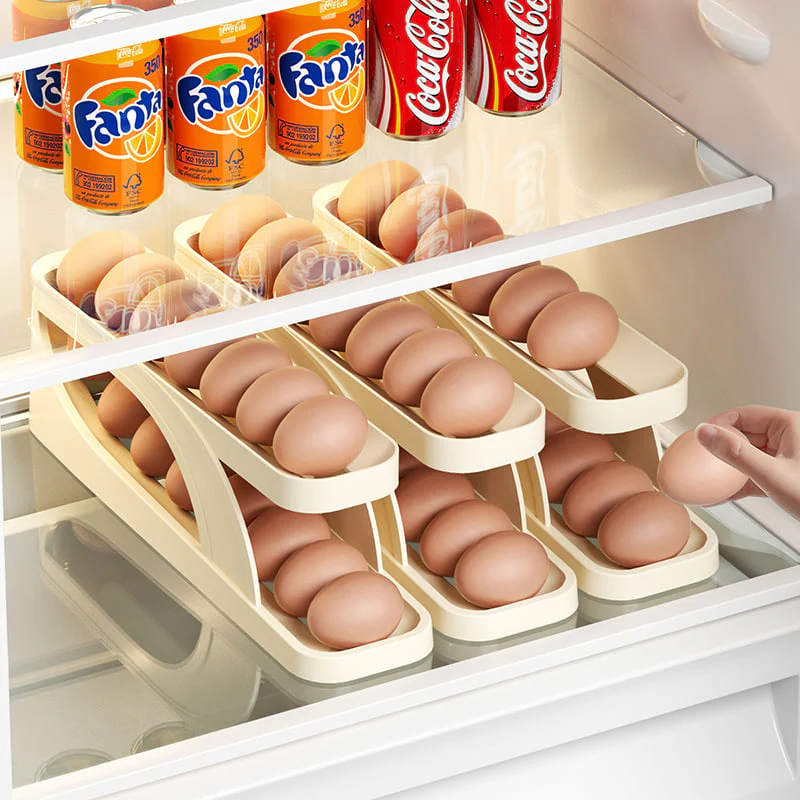(🔥LAST DAY SALE - Save up to 80%!) BVJ® New Automatic Roll-Down Double-layer Egg Dispenser