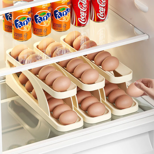 (🔥LAST DAY SALE - Save up to 80%!) BVJ® New Automatic Roll-Down Double-layer Egg Dispenser