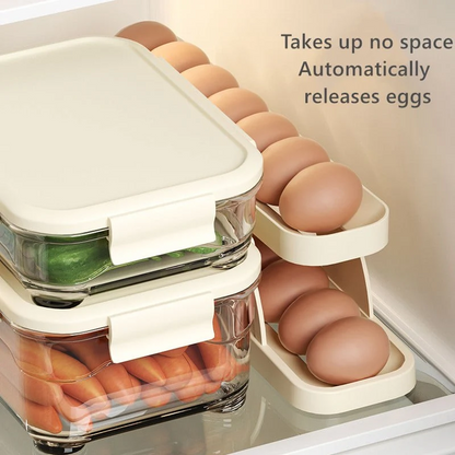 (🔥LAST DAY SALE - Save up to 80%!) BVJ® New Automatic Roll-Down Double-layer Egg Dispenser