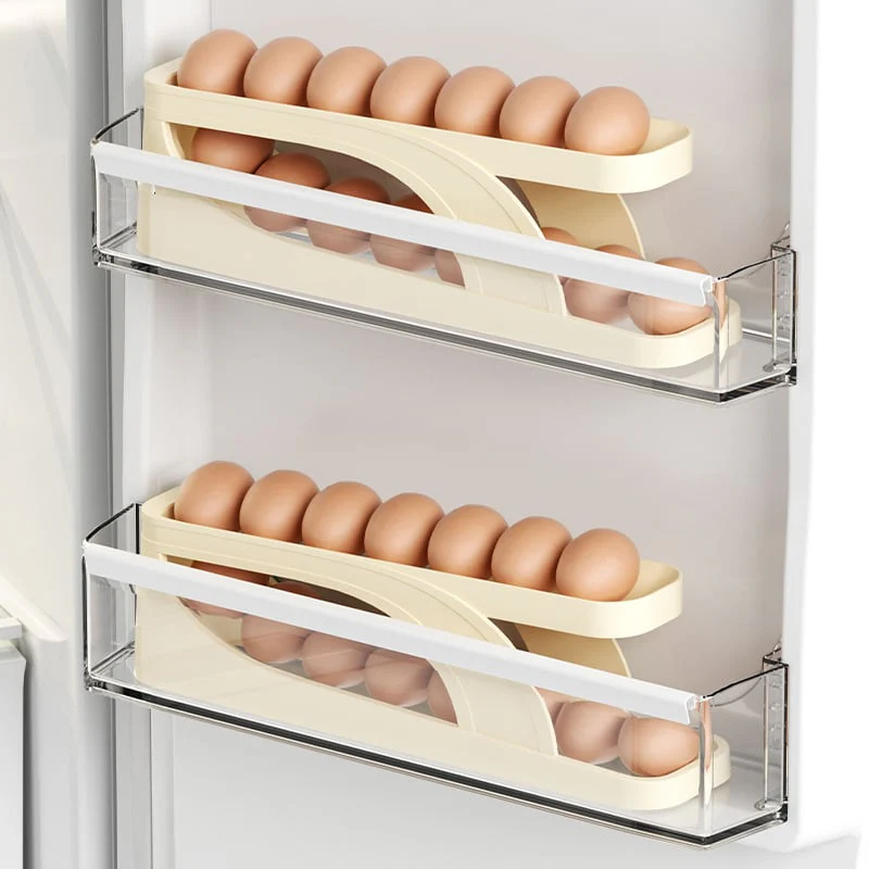 (🔥LAST DAY SALE - Save up to 80%!) BVJ® New Automatic Roll-Down Double-layer Egg Dispenser