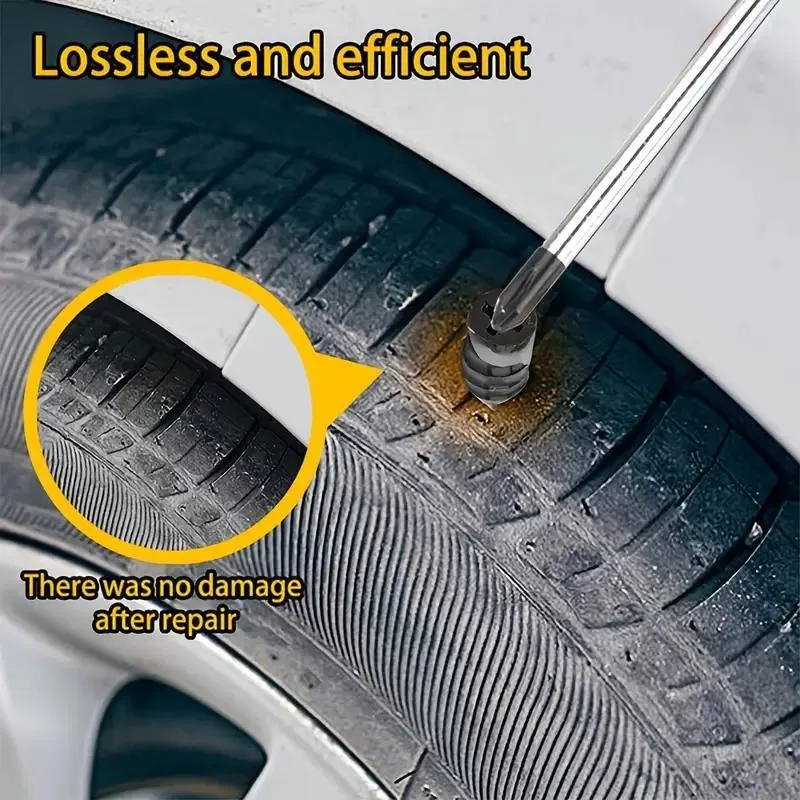 🔥LAST DAY 70% OFF - 🚗Oneswear® Tire Repair Rubber Nails Kit with 2 Sizes
