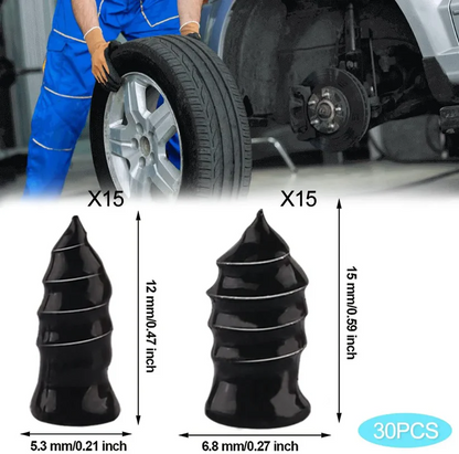 🔥LAST DAY 70% OFF - 🚗Oneswear® Tire Repair Rubber Nails Kit with 2 Sizes