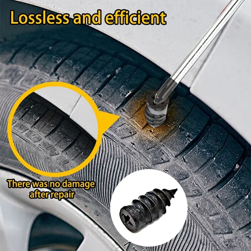 🔥LAST DAY 70% OFF - 🚗Oneswear® Tire Repair Rubber Nails Kit with 2 Sizes