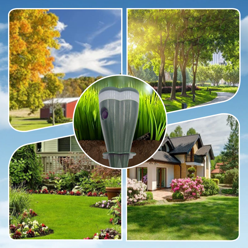 🌸Hot Sale 50% OFF☘️Solar Powered Waterproof Screw Mole Repellent