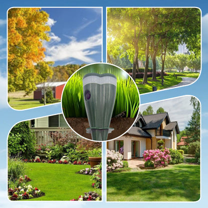 🔥Hot Sale 75% OFF - Solar Powered Waterproof Screw Mole Repellent